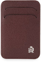 Thumbnail for your product : Alfred Dunhill 3401 Alfred Dunhill Bourdon Leather Card Case, Burgundy Red