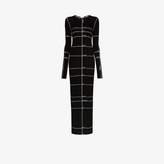 Thumbnail for your product : Vetements Womens Black Body Measurements Print Maxi Dress