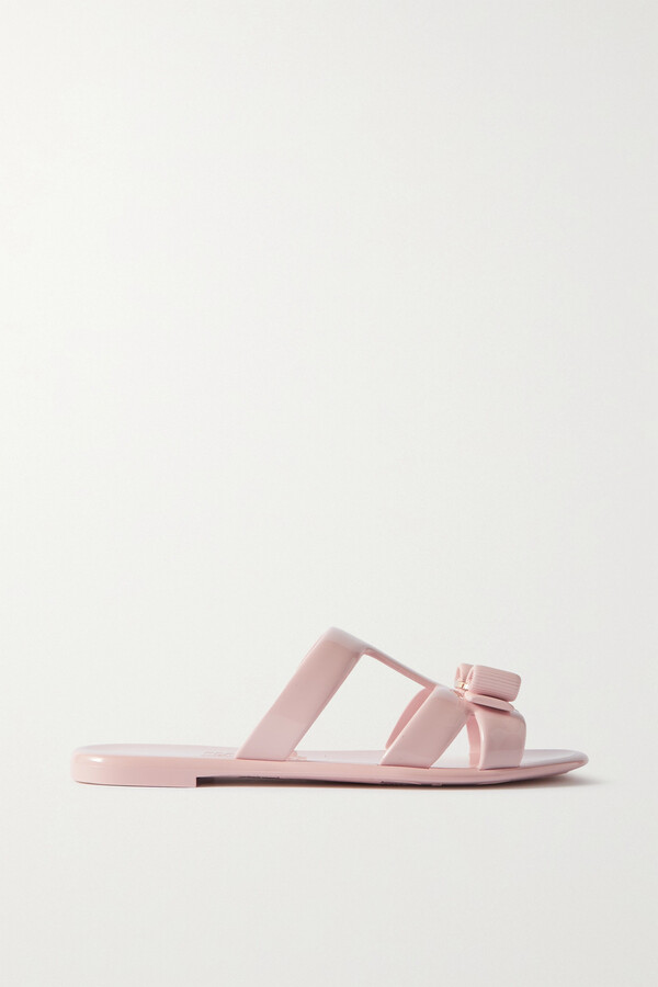 Pink Ferragamo Slides | ShopStyle