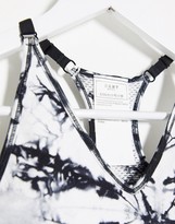Thumbnail for your product : DKNY sport tie dye sports bra in multi