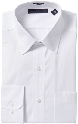tommy hilfiger mens white dress shirts