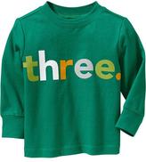 Thumbnail for your product : Old Navy "Three" Tees for Baby