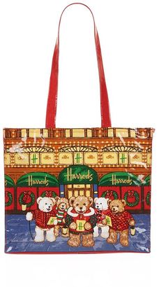 Harrods Christmas Bear Shoulder Bag