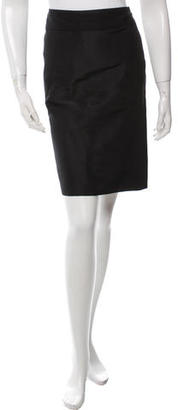 Akris Silk Knee-Length Skirt