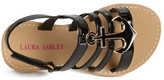 Thumbnail for your product : Laura Ashley Anchor Ornament Sandal (Walker & Toddler)
