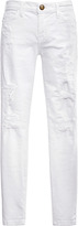 Thumbnail for your product : Current/Elliott The Stiletto Distressed Jeans