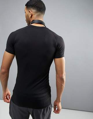 SikSilk Compression T-Shirt In Black