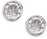 Thumbnail for your product : Michael Kors Silvertone Crystal Stud Earrings