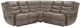 Thumbnail for your product : Nero Faux Leather Recliner Corner Group Sofa