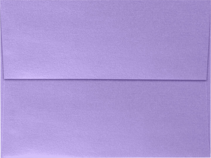 LUXPaper A6 Peel & Press Invitation Envelopes, 4 3/4 x 6 1/2, 80lb. Amethyst Purple Metallic, 250 Pack