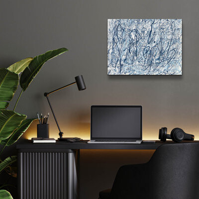Ivy Bronx 'Shore Blues' by Piper Rhue Acrylic Glass Wall Art
