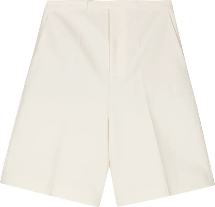 Róhe Interlocking-Twill Tailored Shorts