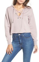Thumbnail for your product : Cotton Emporium Lace-Up Hoodie