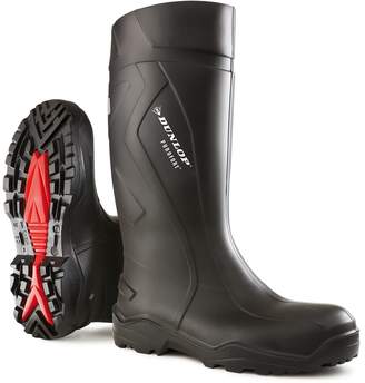 Dunlop C762041 Purofort+ Full Safety Wellington / Mens Safety Boots (13 US) (Black)