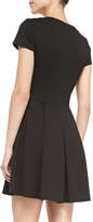 Thumbnail for your product : Joie Chikara Pleated Ponte A-Line Dress