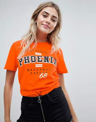 Missguided Phoenix Logo T-Shirt