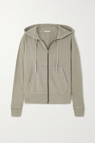 Cotton-terry Hoodie - Green 