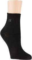 Thumbnail for your product : Calvin Klein Crystal logo rib short socks