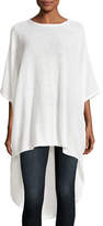 Thumbnail for your product : Brunello Cucinelli Paillette-Embellished Knit High-Low Poncho