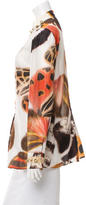 Thumbnail for your product : Blumarine Printed Silk Blouse
