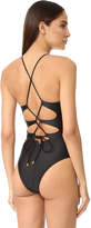 Thumbnail for your product : Vix Paula Hermanny Lace Back One Piece