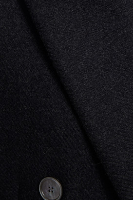 Theory Double-breasted Wool-twill Coat
