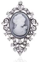 Thumbnail for your product : TAGOO Noble Peacock Bird Swan Vintage Monkey Seahorse Dolphin Snoopy Animal Brooches Pins Corsages Scarf Clips in Crystal Unisex Women&Men