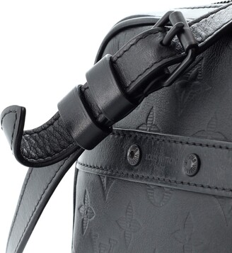 Louis Vuitton Shadow Monogram Danube PM Crossbody Shoulder Handbag