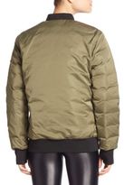 Thumbnail for your product : Blanc Noir Zip-Front Bomber Jacket