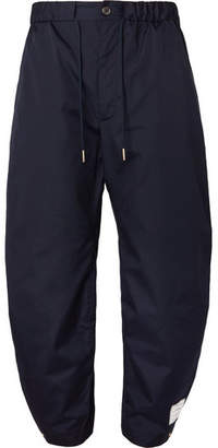 Thom Browne Drawstring Canvas Trousers - Navy