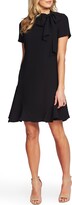 Thumbnail for your product : CeCe Bow Neck Short Sleeve Dress