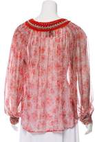 Thumbnail for your product : 3.1 Phillip Lim Embellished Silk Top