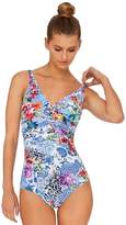 Thumbnail for your product : Jantzen Kai Ruched Cross Over One Piece
