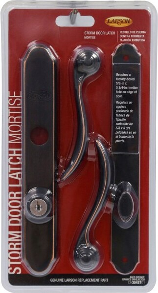 LarsonAgeBronzeBrownZincMortiseLatch1pk