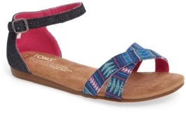 Toms Girl's 'Correa' Ankle Strap Sandal