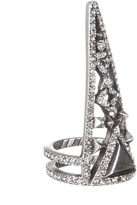 House Of Harlow Tres Tri Finger Ring