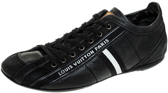 Louis Vuitton Men's Ollie Richelieu Sneakers Fabric and Suede - ShopStyle