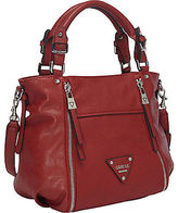 Thumbnail for your product : GUESS Presley Satchel 2 Colors Faux Leather Bag NEW