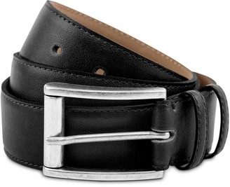 Watson & Wolfe Handmade Vegan Leather Belt In Black