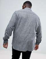 Thumbnail for your product : ASOS Design Plus Slim Brushed Twill In Charcoal