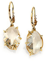 Thumbnail for your product : Alexis Bittar Fine Honey Gold Marquis Citrine, Grey Diamond & 18K Yellow Gold Drop Earrings