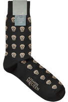 Thumbnail for your product : Alexander McQueen Printed Cotton Socks