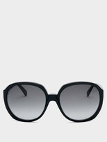 Thumbnail for your product : Celine Oversized Round Acetate Sunglasses