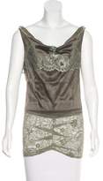 Thumbnail for your product : Christian Dior Lace-Accented Sleeveless Top