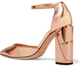 Thumbnail for your product : Jimmy Choo Mabel Mirrored-leather Pumps - Pink