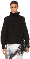 Thumbnail for your product : Helmut Lang Opacity Intarsia Turtleneck Wool-Blend Sweater