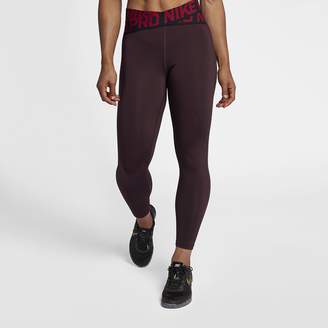 nike pro women's mid rise training crops