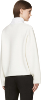 Thumbnail for your product : 3.1 Phillip Lim Ivory Cable Knit Panel Sweater