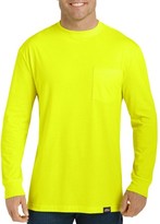 Thumbnail for your product : Dickies Genuine Big and Tall Men's Long Sleeve Enhanced Visibility T-Shirt, 2-Pack
