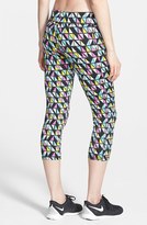 Thumbnail for your product : Love By Design Geo Print Performance Crop Leggings (Juniors)